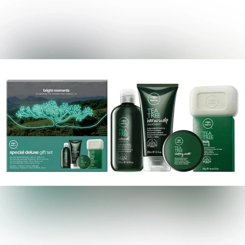 NEW! Paul Mitchell Tea Tree- Special Deluxe Gift Set- 4pc set- $129 MSRP